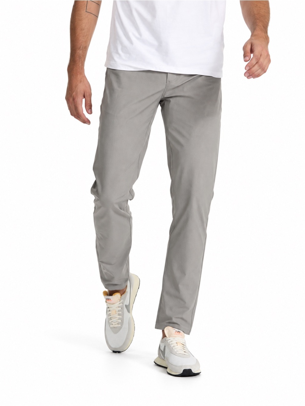 Vuori V430 Meta Pants Men’s 36x30 Athletic Slim Fit Grey Chino